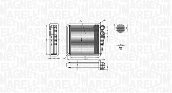 (BR423) CALORIFER SE25 MARELLI