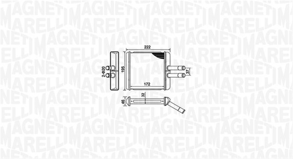 (BR429) CALORIFER SE25 MARELLI