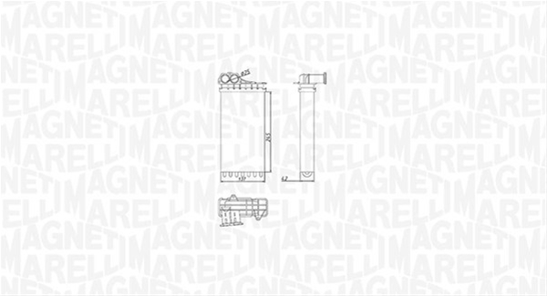 (BR436) CALORIFER SE25 MARELLI