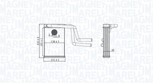(BR487) CALORIFER SE25 MARELLI