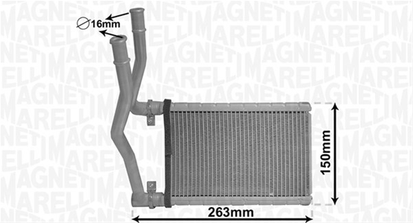 (BR490) CALORIFER SE25 MARELLI