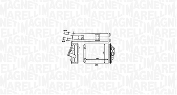 (BR491) CALORIFER SE25 MARELLI