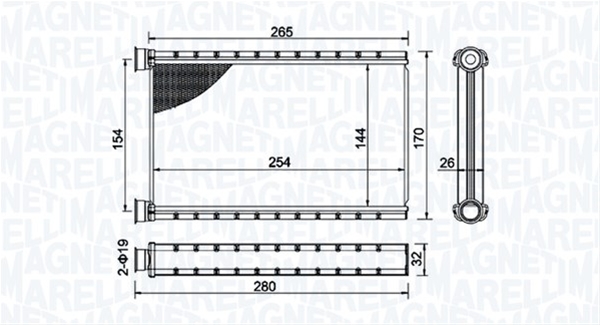 Imagine pentru produsul „(BR504) CALORIFER SE25 MARELLI"
