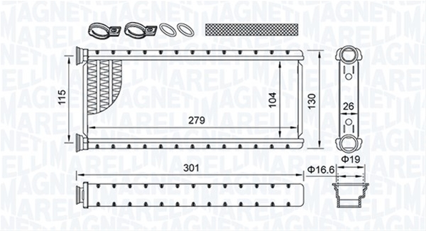 Imagine pentru produsul „(BR514) CALORIFER SE25 MARELLI"