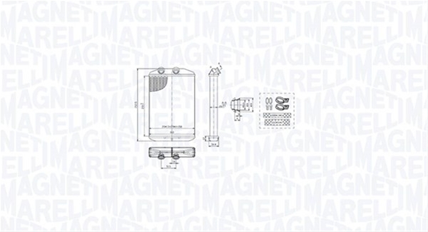 (BR519) CALORIFER SE25 MARELLI