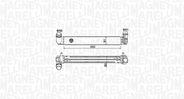 INTERCOOLER (MST473) MARELLI
