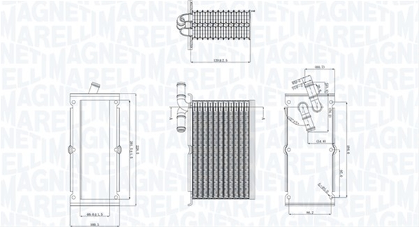 INTERCOOLER (MST543) MARELLI
