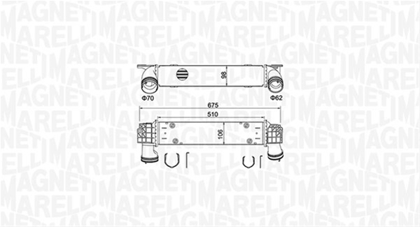 INTERCOOLER (MST546) MARELLI