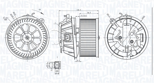 (MTE240AX) AEROTERMA SE25 MARELLI