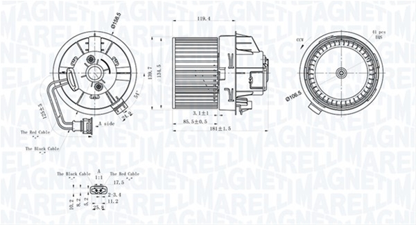 (MTE247AX) AEROTERMA SE25 MARELLI