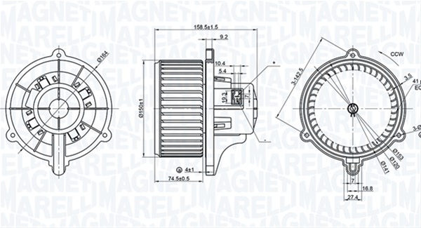 (MTE384AX) AEROTERMA SE25 MARELLI
