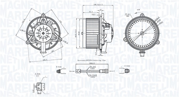 Imagine pentru produsul „(MTE742AX) AEROTERMA SE25 MARELLI"