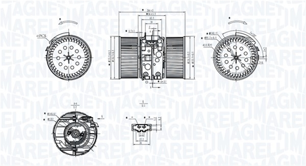 Imagine pentru produsul „(MTE748AX) AEROTERMA SE25 MARELLI"