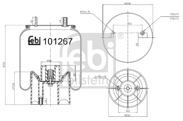 Imagine pentru produsul „BURDUF SUSPENSIE PNEUMATICA FEBI"