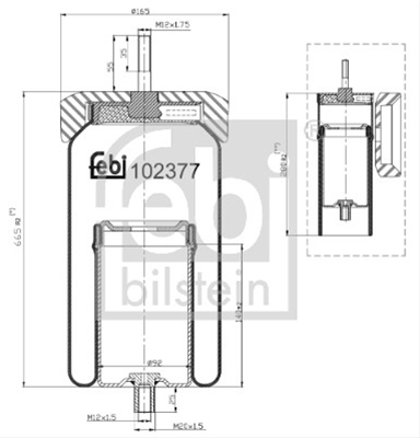 BURDUF SUSPENSIE PNEUMATICA FEBI