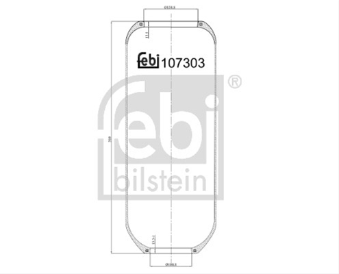 BURDUF SUSPENSIE PNEUMATICA FEBI