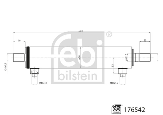 CILINDRU RECEPTOR SERVODIRECTIE FEBI