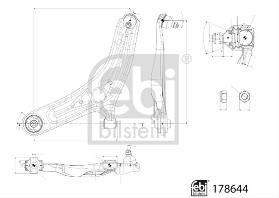 BRAT SUSPENSIE ROATA FEBI