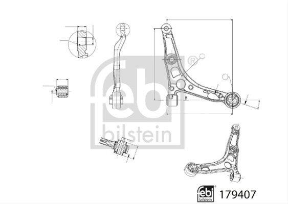 BRAT SUSPENSIE ROATA FEBI