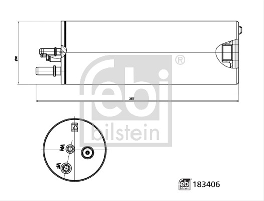 FILTRU COMBUSTIBIL FEBI