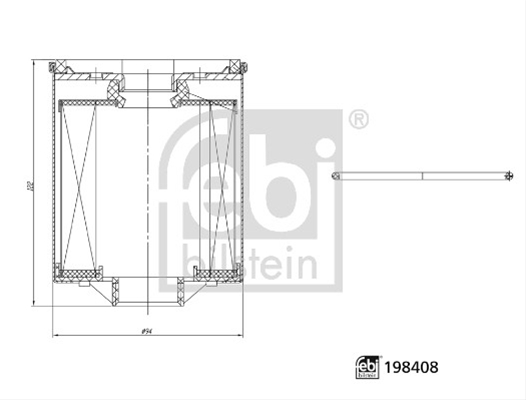 FILTRU COMBUSTIBIL FEBI CSNBB