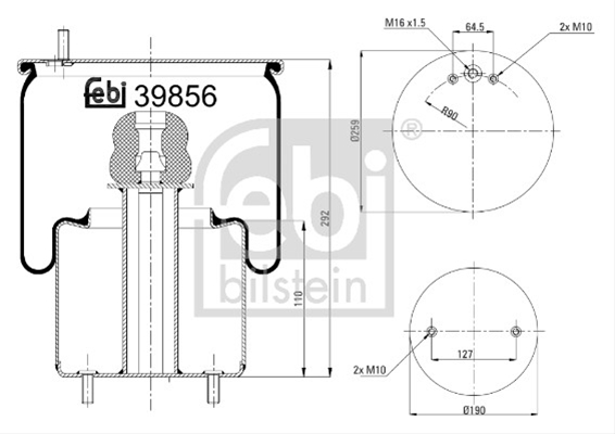 BURDUF, SUSPENSIE PNEUMATICA