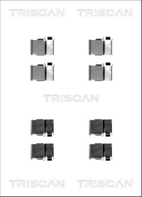 SET ACCESORII, PLACUTE FRANA