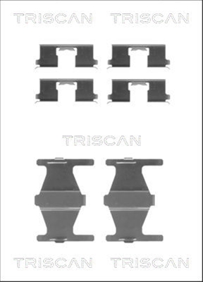 SET ACCESORII, PLACUTE FRANA