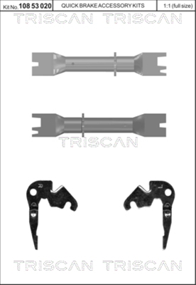 SET PENTRU REGLARE FRÂNA TAMBUR