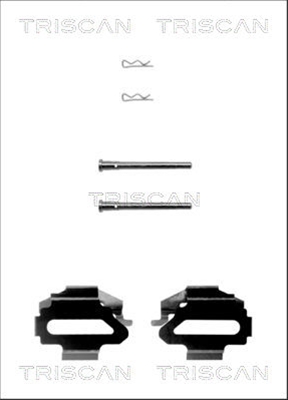 SET ACCESORII, PLACUTE FRANA