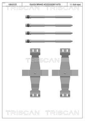 Imagine pentru produsul „SET ACCESORII PLACUTE FRANA"