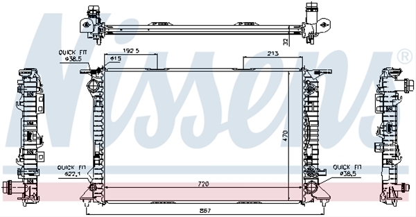 Imagine pentru produsul „RADIATOR, RACIRE MOTOR"