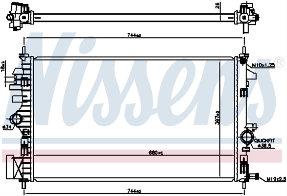 Imagine pentru produsul „RADIATOR, RACIRE MOTOR"