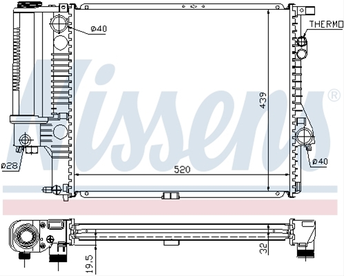Imagine pentru produsul „RADIATOR, RACIRE MOTOR"