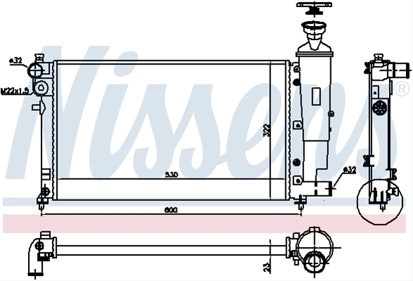 Imagine pentru produsul „RADIATOR, RACIRE MOTOR"
