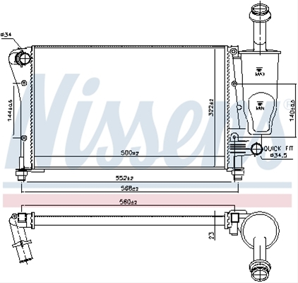 Imagine pentru produsul „RADIATOR, RACIRE MOTOR"