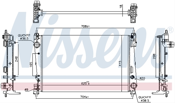 Imagine pentru produsul „RADIATOR, RACIRE MOTOR"