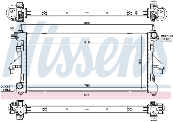 Imagine pentru produsul „RADIATOR, RACIRE MOTOR"