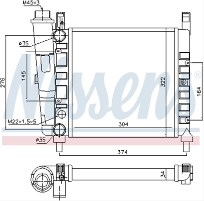 Imagine pentru produsul „RADIATOR, RACIRE MOTOR"