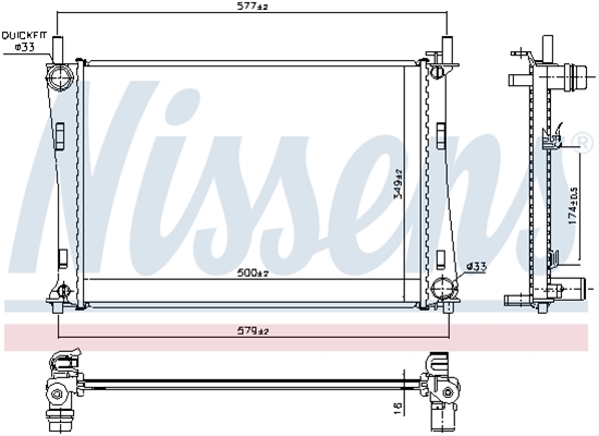 Imagine pentru produsul „RADIATOR, RACIRE MOTOR"