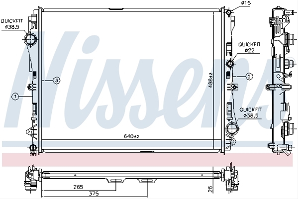 Imagine pentru produsul „RADIATOR, RACIRE MOTOR"