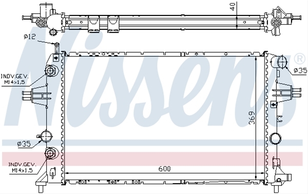 Imagine pentru produsul „RADIATOR, RACIRE MOTOR"