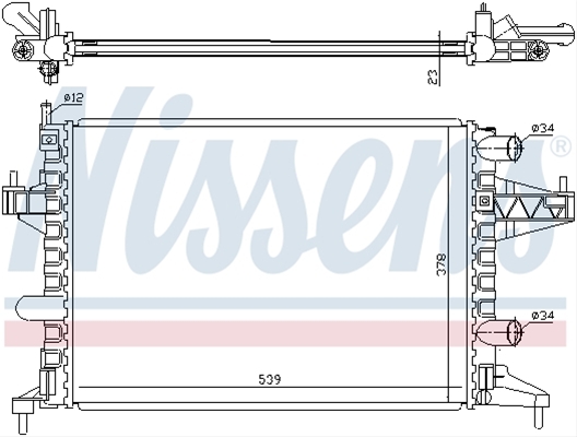 Imagine pentru produsul „RADIATOR, RACIRE MOTOR"