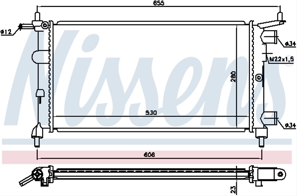 Imagine pentru produsul „RADIATOR, RACIRE MOTOR"