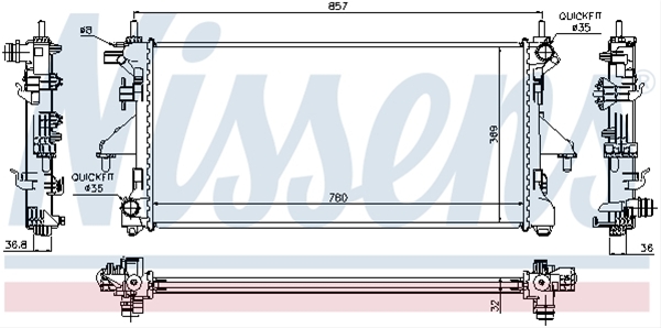 Imagine pentru produsul „RADIATOR, RACIRE MOTOR"