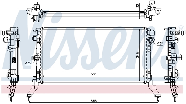Imagine pentru produsul „RADIATOR, RACIRE MOTOR"