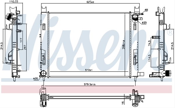 Imagine pentru produsul „RADIATOR, RACIRE MOTOR"