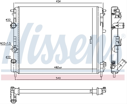 Imagine pentru produsul „RADIATOR, RACIRE MOTOR"