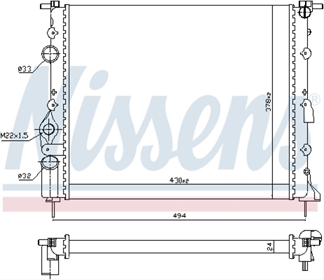 Imagine pentru produsul „RADIATOR, RACIRE MOTOR"