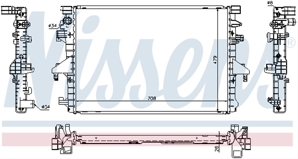 Imagine pentru produsul „RADIATOR, RACIRE MOTOR"